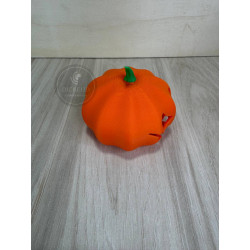Calabaza mini para vela electrónica sonrisa terrorifica