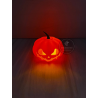Calabaza mini para vela electrónica sonrisa terrorifica