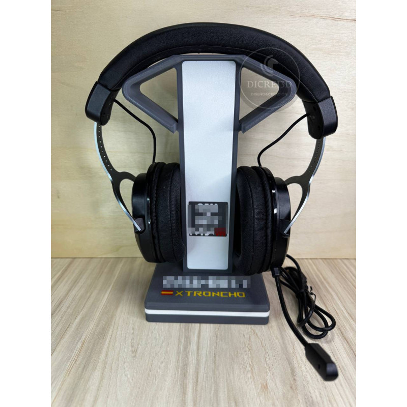 Soporte con luces RGB para Auriculares Audifonos Personalizado