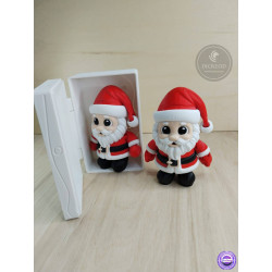 Papá Noel Santa Claus Articulado Adorno juguete Navidad