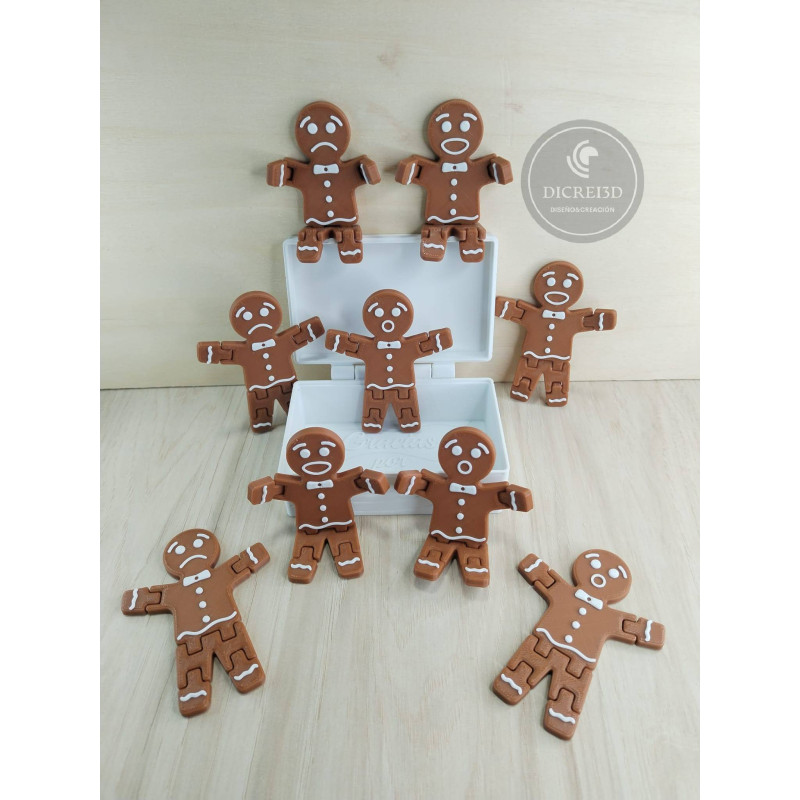 Galleta Jengibre articulada