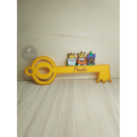 Llave Reyes Magos personalizada con nombre