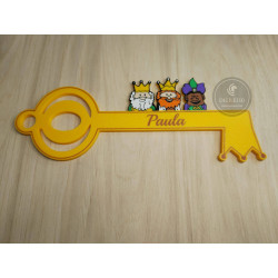 Llave Reyes Magos personalizada con nombre