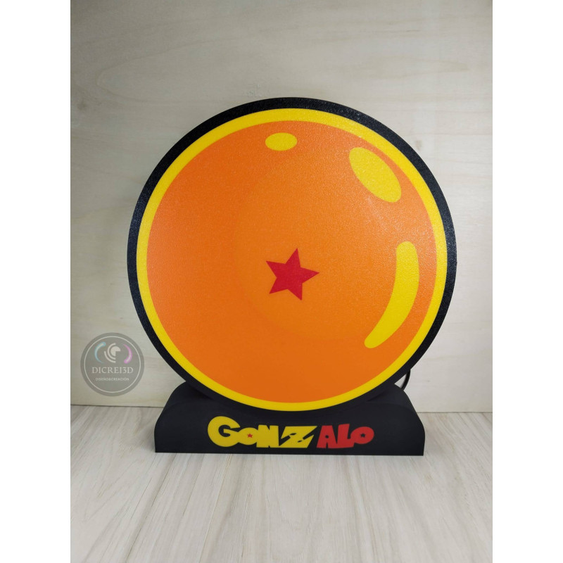 Lampara Bola de Dragon personalizada