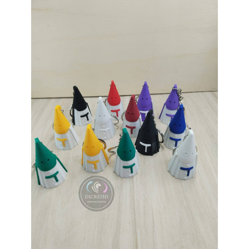 Nazareno penitente en miniatura para llavero Personalizable