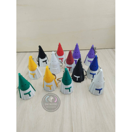 Nazareno penitente en miniatura para llavero Personalizable