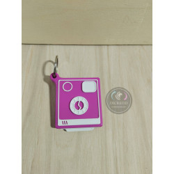 Llavero Cámara de fotos con bandeja para foto carnet